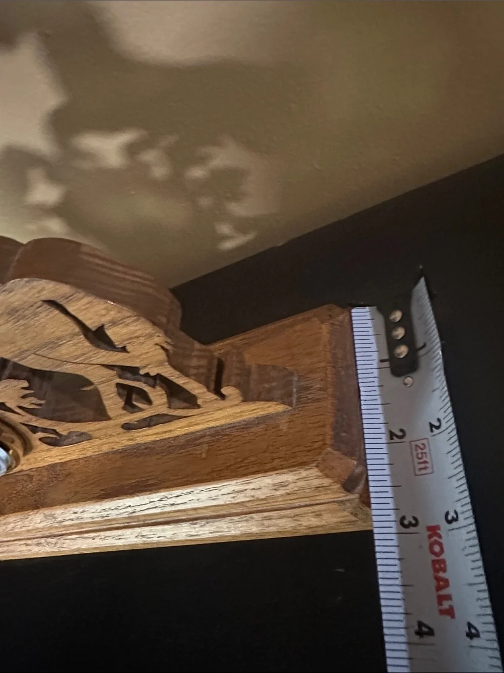 Wooden Horse Wall Clock - Natural Oak Finish